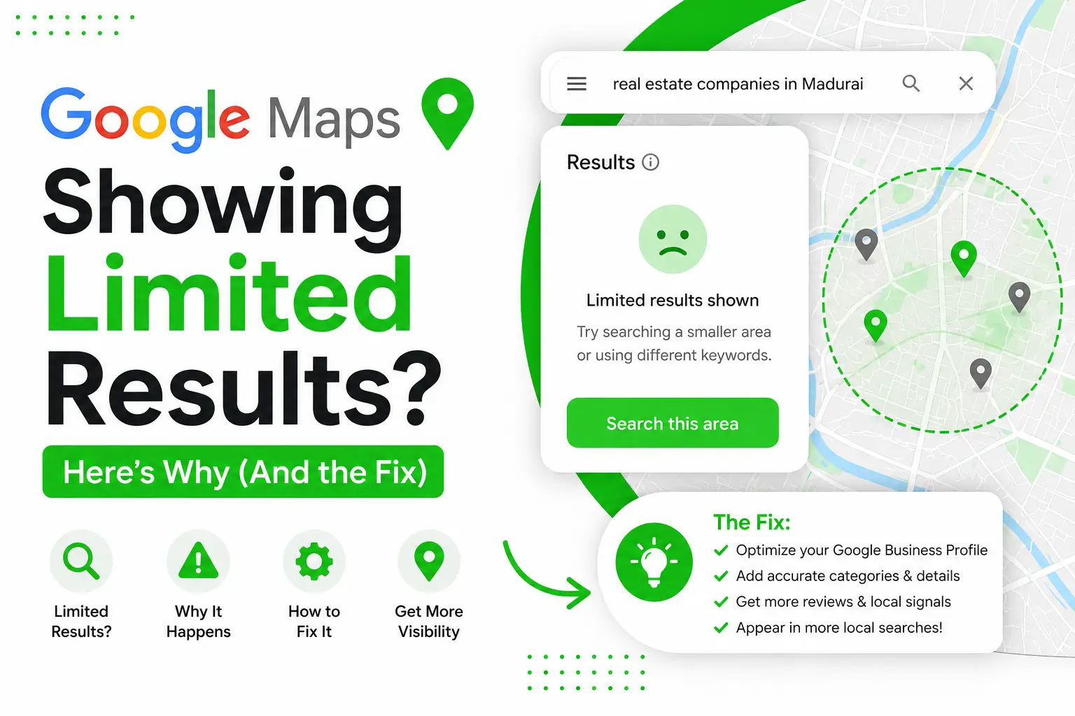 Google Maps Showing Limited Results? Here’s Why (And the Fix)